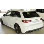 Diffuseur de pare-chocs arrière "Carbon-look" "Rieger Tuning" pour AUDI A3 (8V)