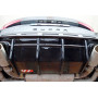 Diffuseur de pare-chocs arrière "Noir brillant" "Rieger Tuning" pour SEAT ATECA CUPRA (5FP/avec attelage)
