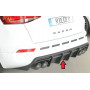 Diffuseur de pare-chocs arrière "Noir" "Rieger Tuning" pour SEAT ATECA CUPRA (5FP/avec attelage)