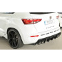 Diffuseur de pare-chocs arrière "Noir brillant" "Rieger Tuning" pour SEAT ATECA CUPRA (5FP/sans attelage)