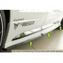Lame de bas de caisse gauche "noir" "Rieger Tuning" pour SEAT ATECA CUPRA (5FP)