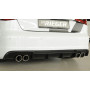 Diffuseur de pare-chocs arrière "noir" "Rieger Tuning" pour AUDI A3 (8V)