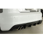 Diffuseur de pare-chocs arrière "noir" "Rieger Tuning" pour AUDI A3 (8V)