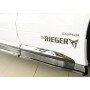 Lame de bas de caisse gauche "noir brillant" "Rieger Tuning" pour SEAT ATECA CUPRA (5FP)