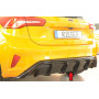 Diffuseur de pare-chocs arrière "Noir brillant" "Rieger Tuning" pour FORD FOCUS MK4 ST (DEH)