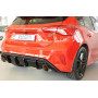 Diffuseur de pare-chocs arrière "Noir brillant" "Rieger Tuning" pour FORD FOCUS MK4 ST (DEH)