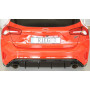 Diffuseur de pare-chocs arrière "Noir brillant" "Rieger Tuning" pour FORD FOCUS MK4 ST (DEH)