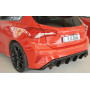 Diffuseur de pare-chocs arrière "Noir brillant" "Rieger Tuning" pour FORD FOCUS MK4 ST (DEH)