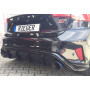 Diffuseur de pare-chocs arrière "Noir brillant" "Rieger Tuning" pour FORD FOCUS MK4 ST (DEH)
