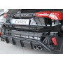 Diffuseur de pare-chocs arrière "Noir" "Rieger Tuning" pour FORD FOCUS MK4 ST-LINE (DEH)