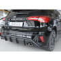 Diffuseur de pare-chocs arrière "Noir" "Rieger Tuning" pour FORD FOCUS MK4 ST-LINE (DEH)