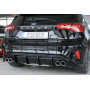 Diffuseur de pare-chocs arrière "Noir brillant" "Rieger Tuning" pour FORD FOCUS MK4 ST-LINE (DEH)