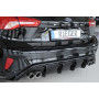 Diffuseur de pare-chocs arrière "Noir brillant" "Rieger Tuning" pour FORD FOCUS MK4 ST (DEH)