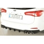 Diffuseur de pare-chocs arrière "Noir brillant" "Rieger Tuning" pour FORD FOCUS SW MK4 (DEH)