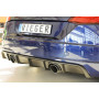 Diffuseur de pare-chocs arrière "noir" "Rieger Tuning" pour AUDI TT / TTS (8J-FV / 8S)