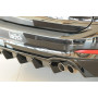 Diffuseur de pare-chocs arrière "Noir brillant" "Rieger Tuning" pour FORD FOCUS SW ST MK4 (DEH/attelage)