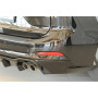 Diffuseur de pare-chocs arrière "Noir brillant" "Rieger Tuning" pour FORD FOCUS SW MK4 (DEH/attelage)