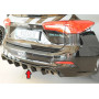Diffuseur de pare-chocs arrière "Noir brillant" "Rieger Tuning" pour FORD FOCUS SW MK4 (DEH/attelage)
