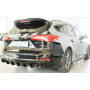 Diffuseur de pare-chocs arrière "Noir brillant" "Rieger Tuning" pour FORD FOCUS SW MK4 (DEH/attelage)