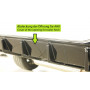 Diffuseur de pare-chocs arrière "Noir" "Rieger Tuning" pour FORD FOCUS SW ST MK4 (DEH/attelage)