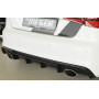 Diffuseur de pare-chocs arrière "noir" "Rieger Tuning" pour AUDI A3 (8V)