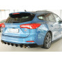 Diffuseur de pare-chocs arrière "Noir brillant" "Rieger Tuning" pour FORD FOCUS SW ST MK4 (DEH/attelage)