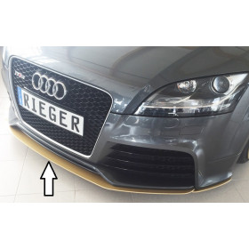 Lame de pare-chocs avant "noir" "Rieger Tuning" pour AUDI TT RS (8J)