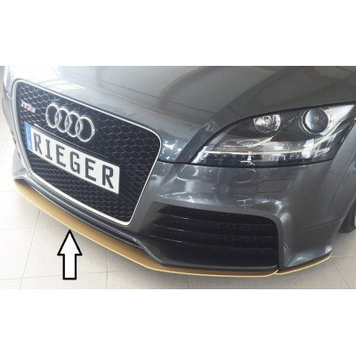 Lame de pare-chocs avant "noir" "Rieger Tuning" pour AUDI TT RS (8J)