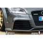 Lame de pare-chocs avant "noir" "Rieger Tuning" pour AUDI TT RS (8J)