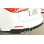 Diffuseur de pare-chocs arrière "Noir brillant" "Rieger Tuning" pour FORD FOCUS SW ST-LINE MK4 (DEH/attelage)