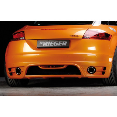 Diffuseur de pare-chocs arrière "Carbon look" "Rieger Tuning" pour AUDI TT (8J)