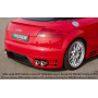 Diffuseur de pare-chocs arrière "Carbon look" "Rieger Tuning" pour AUDI TT (8J)