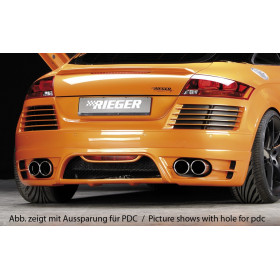 Pare-chocs arrière "noir" "Rieger Tuning" pour AUDI TT (8J)