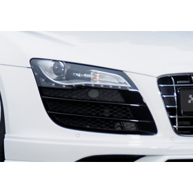 Grille d'aération droit "noir brillant" pour pare-chocs avant "Rieger Tuning" pour AUDI R8 (42)